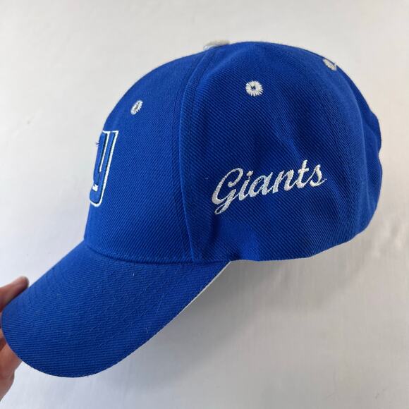 New York NFL Giants Blue Strapback Baseball cap Men's one size Embroidered Logo - Picture 3 of 7